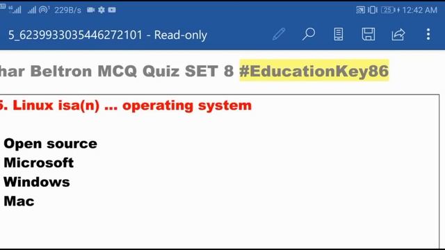 beltron Expected question paper[english/hindi]chapter wise |Model Set 8|bihar beltron computer quiz смотреть онлайн