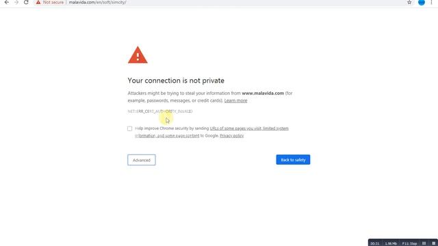 Your connection is not private|Shortest way to proceed|Software Technique смотреть онлайн