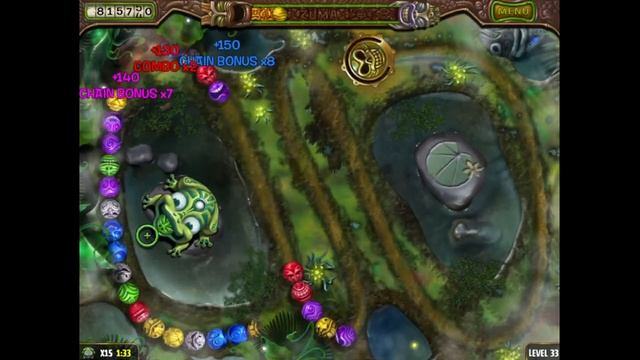 Zuma's Revenge - Heroic Frog (No deaths + all levels aced) смотреть онлайн