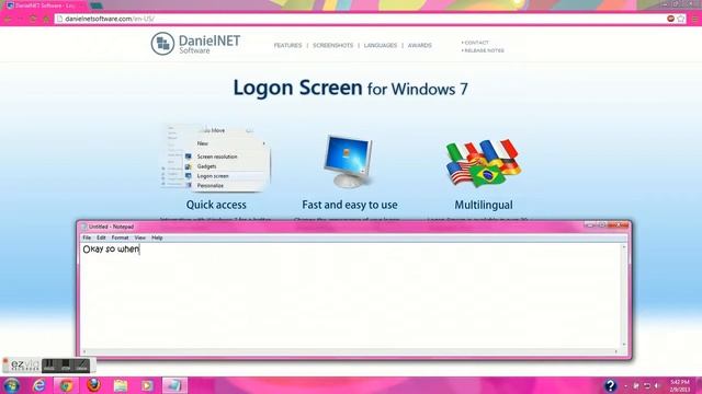 How To Add A Background To Logon Screen (Windows) смотреть онлайн