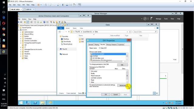 6.1 Permission on Home directory or folder Server 2012 R2 in Khmer смотреть онлайн