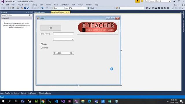 C# Windows Application Tutorial #2 Basic Components Part II смотреть онлайн
