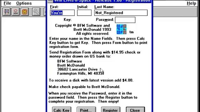 Elvis in Space! Windows 3.x смотреть онлайн
