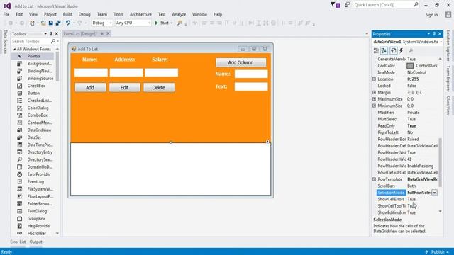 How To Design & Create Program [ Add To List Used C#/WinForms ] By CSharp/WinForms смотреть онлайн