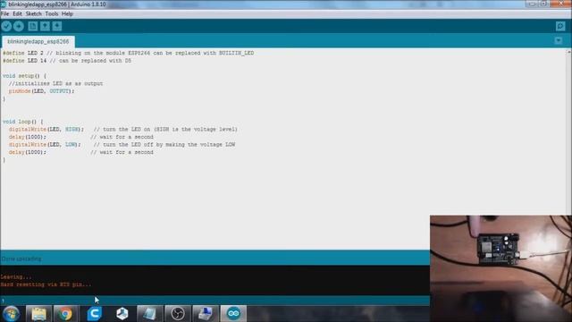 Arduino Shenanigans - EP1 - Arduino IDE & ESP-8266 blinking LED program смотреть онлайн