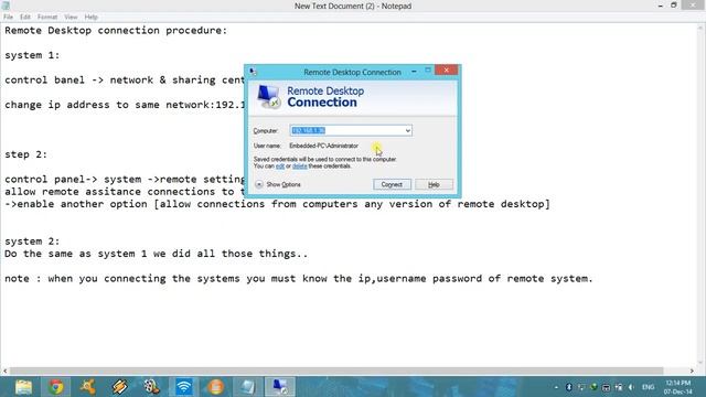 Steps to learn how to configure Remote Desktop Connection in Windows 8 to Windows 7 смотреть онлайн