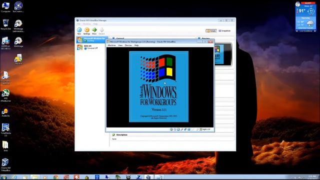 Virtualbox - Windows 3.11 (workgroups) in a VM смотреть онлайн