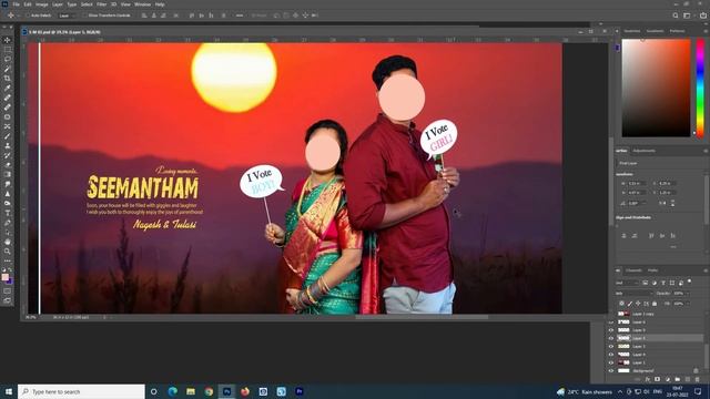 Baby Shower psd Creations/Seemantham Psd/ C full Video Password/Chiru Editig смотреть онлайн