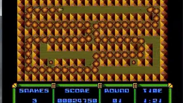 Snake Mania - MGT Sam Coupe - emulador SimCoupe 1.0 - testeado Windows 7 x64 смотреть онлайн
