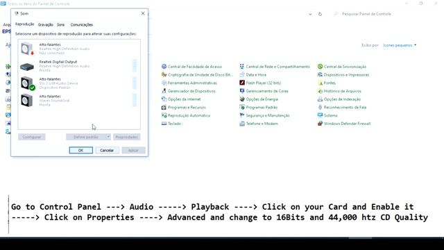 SOM APENAS NA DAW, NADA SAI SOM NO WINDOWS 10 (SOLUÇÃO) NO SOUND COMES WHEN LAUNCHING DAW смотреть онлайн