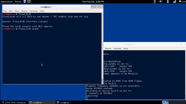 Flood_MLD6 - IPv6 Exploit to Flood a LAN with MLD Reports (Kali Linux) смотреть онлайн
