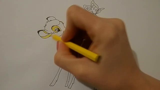 Рисую олененка БЕМБИ/240/Draw Fawn BAMBI