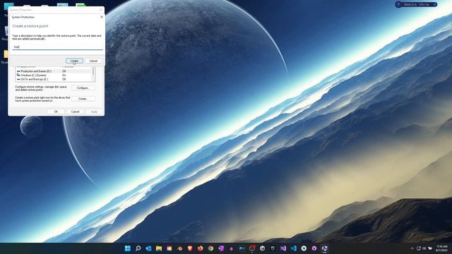 How to Create a System Restore Point on Windows 11 смотреть онлайн