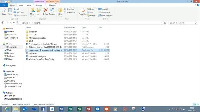 Como gravar ficheiros no formato .ISO em DVD, no Windows 8 смотреть онлайн