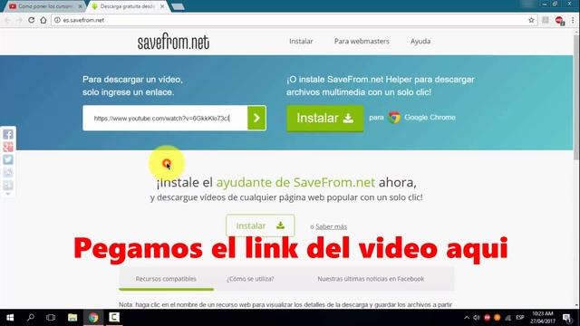 Como descargar un video de YouTube sin programas смотреть онлайн