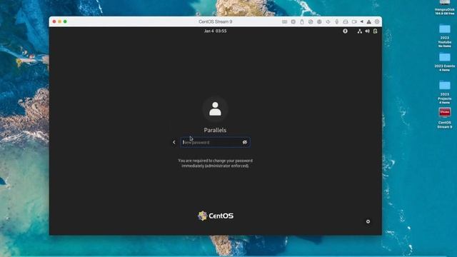 Install Centos 9 Linux And Setup  Root User  Password On Parallels Desktop 18 On MacBookpro