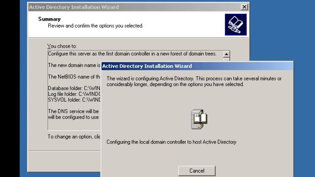 Active Directory Installation in Windows Server 2003 смотреть онлайн