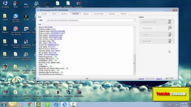 Samsung SM G532G Read Code Done By Z3x Box смотреть онлайн