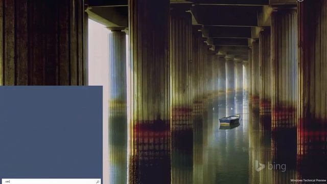 Start Search Speed Example in Windows 10 Technical Preview смотреть онлайн