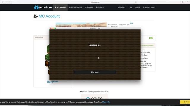 MINECRAFT FREE ACCOUNTS 2017(MCLEAKS MAC TUTORIAL) NEW!!! смотреть онлайн