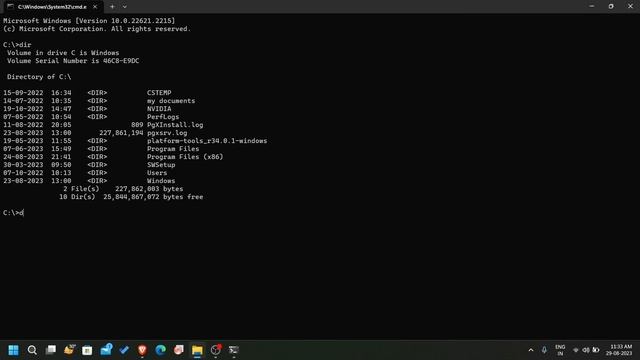 4.7 Show "Not Content Indexed File" Using DIR Attributes CMD смотреть онлайн