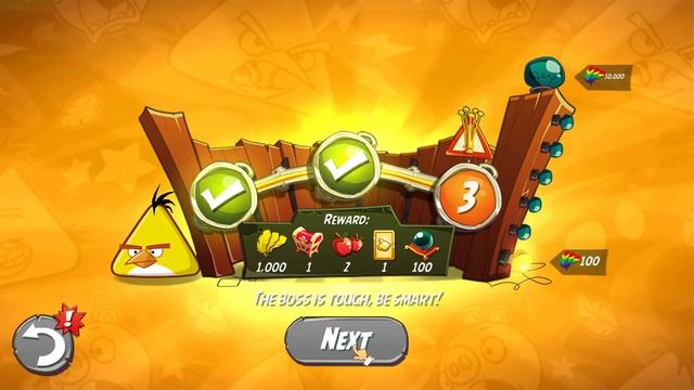Angry Birds 2 PC (Windows 11) Daily Challenge 4-5-6 rooms for extra Chuck card (Nov 9, 2022) смотреть онлайн