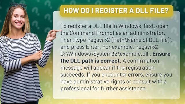How do I register a DLL file? смотреть онлайн