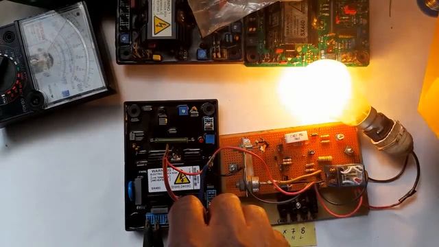 SX460=AS440 Generator AVR Replacement in a simple connection #= made it easier to connect смотреть онлайн