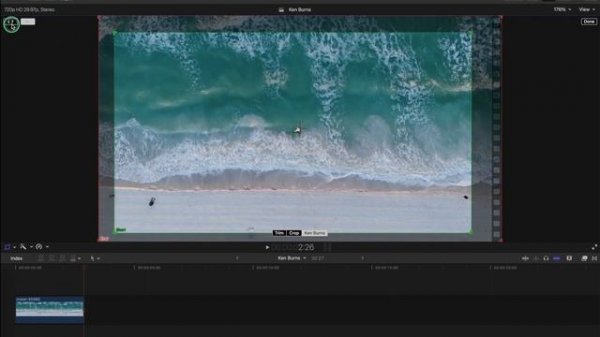 How to use Ken Burns in Final Cut Pro x