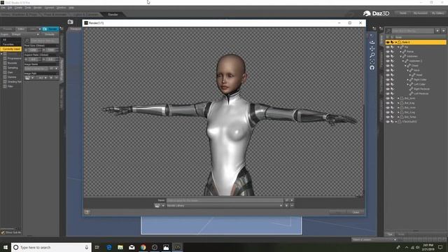 Application of DAZ3D Bot Armor to Genesis 2 Female смотреть онлайн