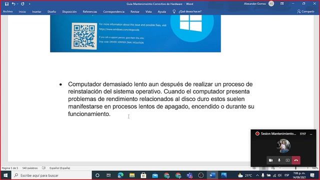 Mantenimiento Correctivo Sesion 4 parte 1 смотреть онлайн