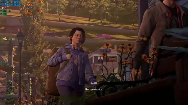 TEST LIFE IS STRANGE:TRUE COLORS ON A BUDGET MACHINE (ATHLON 3000G & VEGA 3) смотреть онлайн