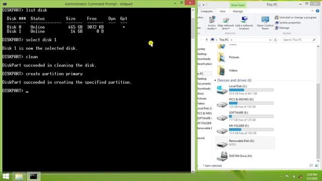 How to format pen drive PD by using the command prompt CMD || PEN DRIVE को फॉर्मेट करे CMD से смотреть онлайн