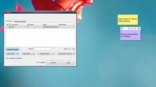 Windows: Send desktop notes like 3M Post-It® Notes to contacts over the internet using Notezilla смотреть онлайн