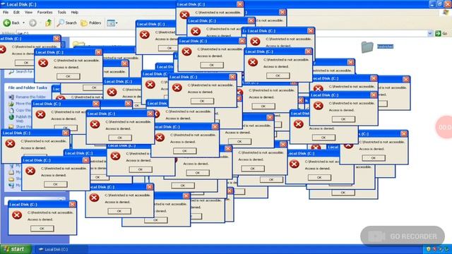 Windows XP Erorr to more fast clikking смотреть онлайн
