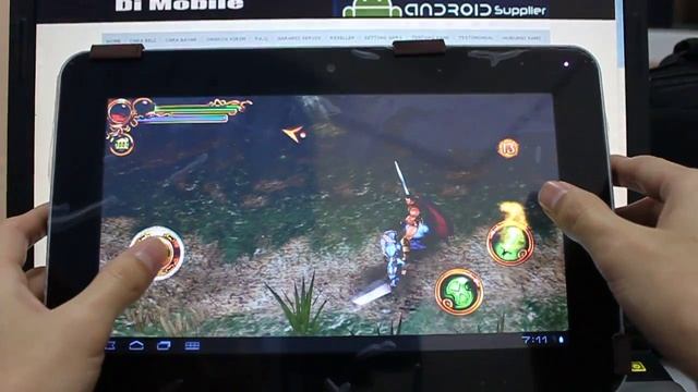 Hero Of Sparta Gameloft HD on Honeycomb 3G Tab D21 Di Mobile смотреть онлайн