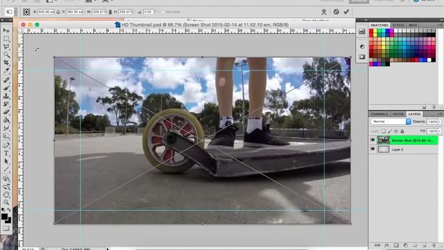 Photoshop CS5 - CS6 | THUMBNAIL TUTORIAL + FREE THUMBNAIL TEMPLATE DOWNLOAD | FEBUARY 2015 смотреть онлайн