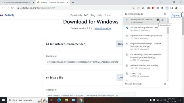 How To Install The Audacity Software In The Window 10/11 in 2023 | Audacity Audio Recording Softwar смотреть онлайн