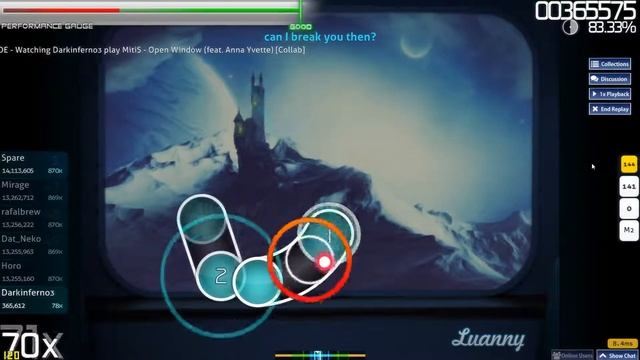 Osu! Mitis - Open Window (Sight Read) смотреть онлайн