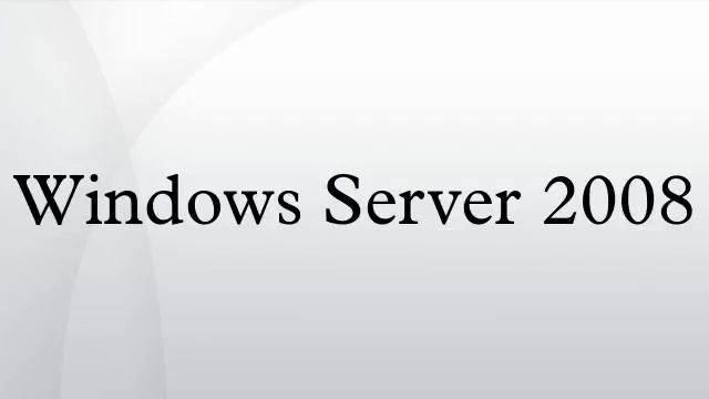 Windows Server 2008 смотреть онлайн