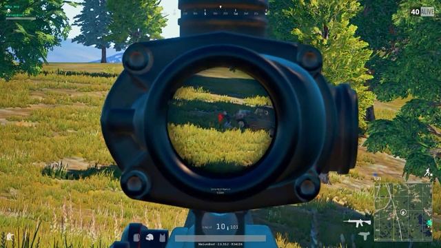 PLAYERUNKNOWN'S BATTLEGROUNDS: Sniped with a micro uzi Rip смотреть онлайн