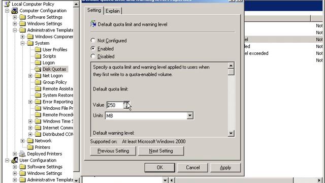 Implement a disk quota of 700mb to users смотреть онлайн