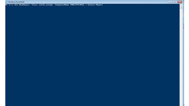 PowerShell to find local drive freespace percentage смотреть онлайн