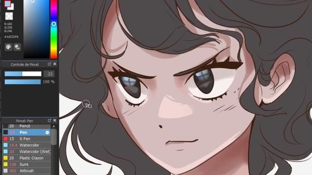 ✏️🎨 Colorindo comigo no MediBang Paint Pro смотреть онлайн