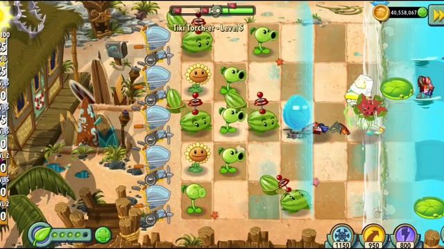 Plants vs. Zombies 2: Gameplay Walkthrough Part 128 - Tiki Torch-er! (Android) смотреть онлайн