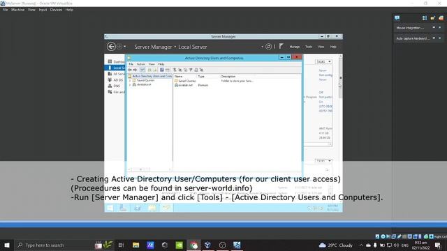 Configuring ADDS, Add User to AD, Joining a client to a Domain, & Setting up NTP on Server & Client смотреть онлайн