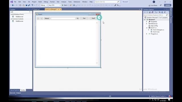 An 8-Year Old Shows How To Use Web Browser Control C# Winforms #Csharp #WebBrowserControl #Tutorial