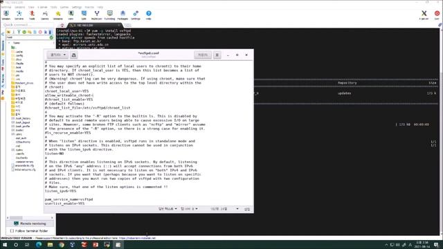 [ProjectE] 리눅스 기초(CentOS 7) 6-FTP서버구축 смотреть онлайн