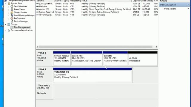 creare partitie din Windows смотреть онлайн