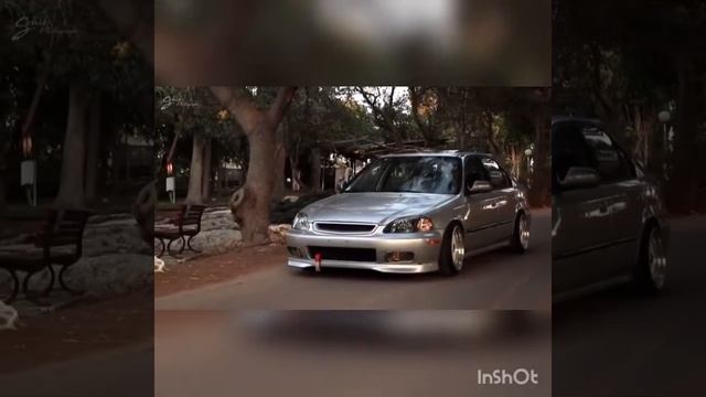 Honda civic EK fully modified car ■ static drop lowcul team modified car ■ king of modification EK смотреть онлайн